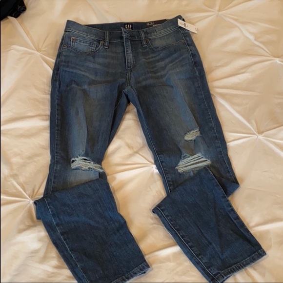NWT Gap Distressed True Skinny Ankle Jeans - Picture 7 of 7